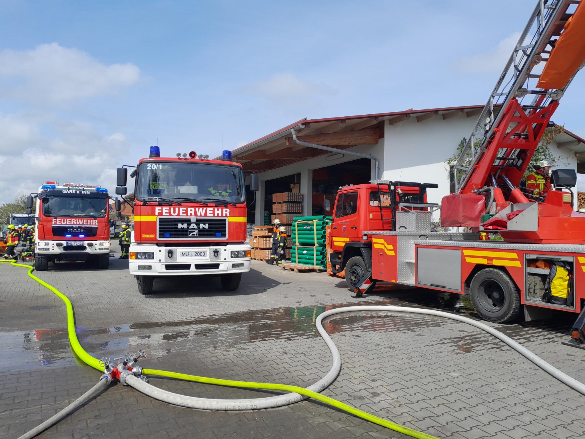 B4 - Gebäudebrand in Reichertsheim