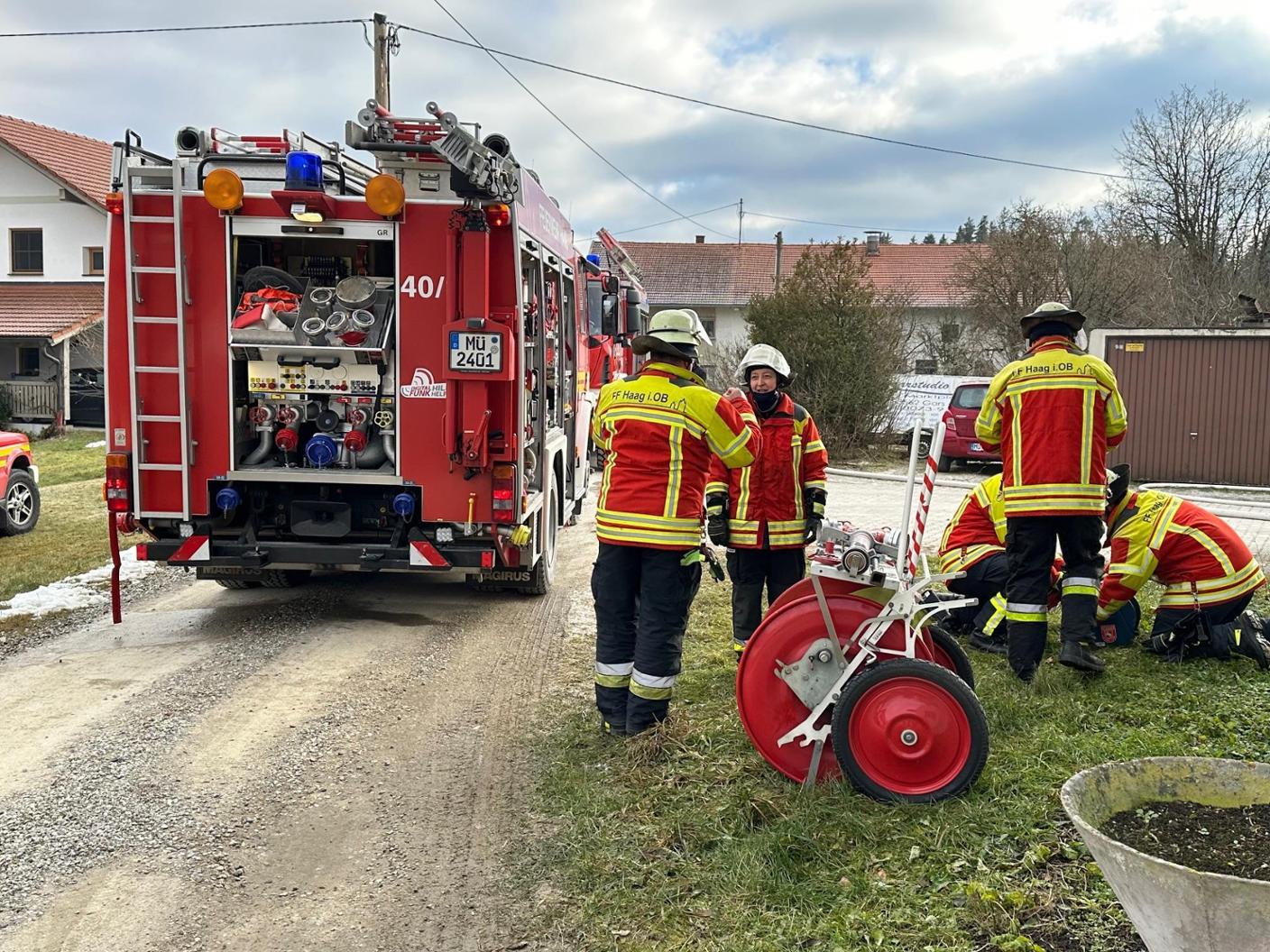 B3 - Rauchentwicklung in Fislarn Gde. Rechtmehring