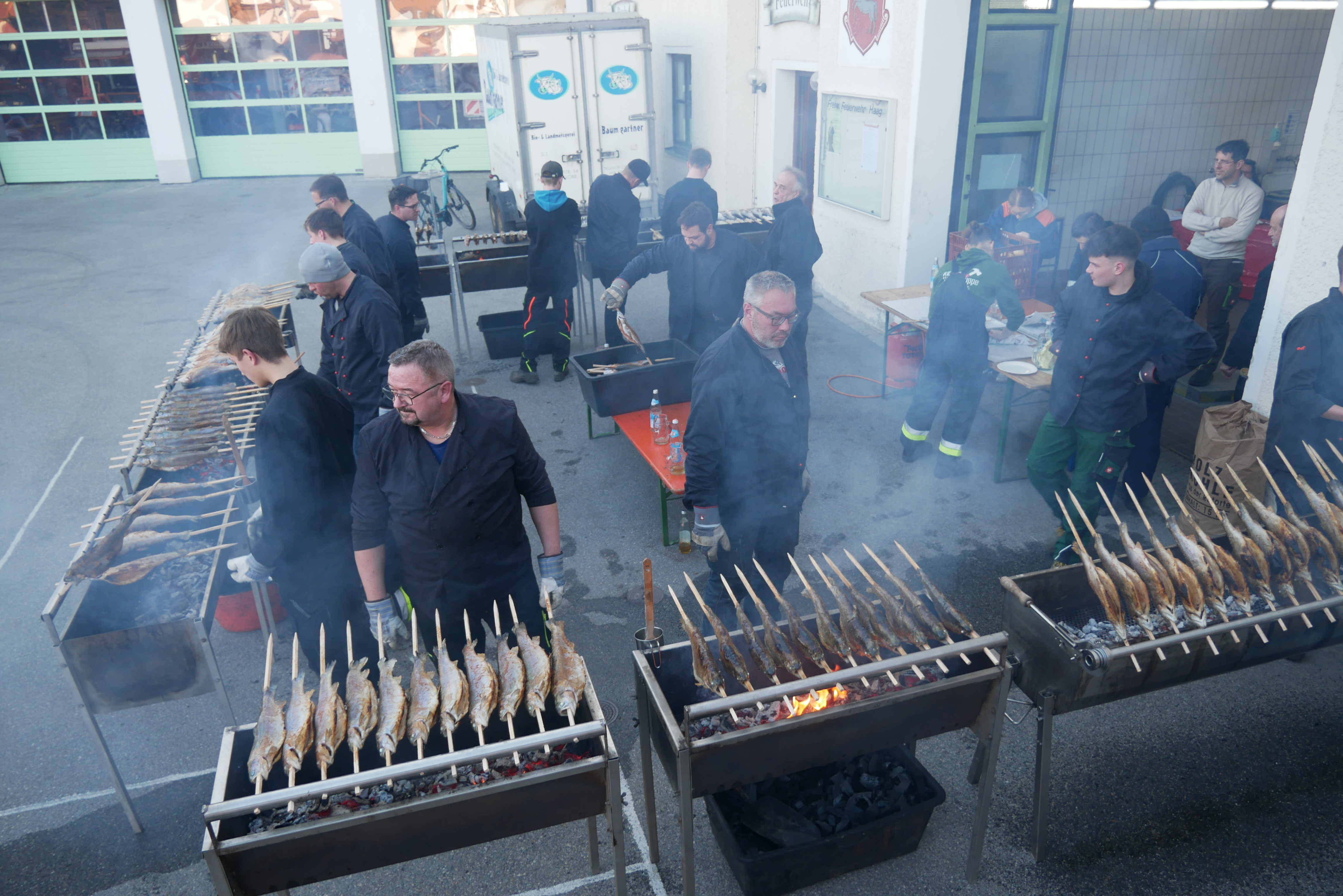 Steckerlfischessen 2025 der Feuerwehr Haag