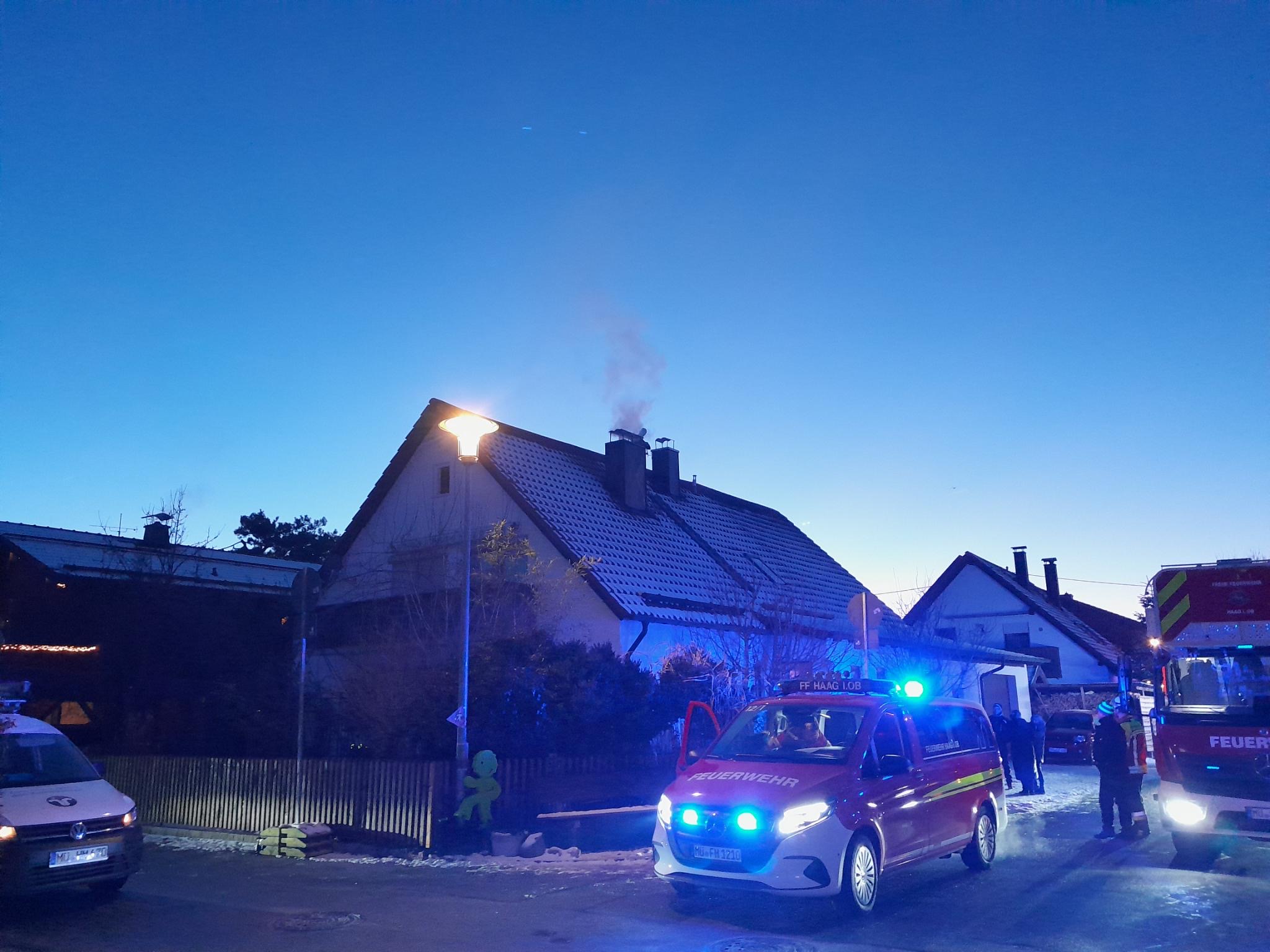 B2 - Kaminbrand in der Zeno-Kern-Straße