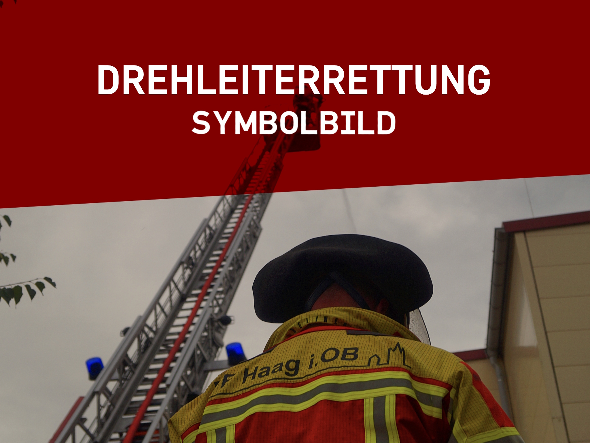 THL Rettungskorb - Drehleiterrettung in Gars am Inn